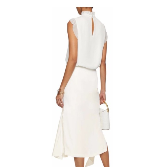 Goen. J silk asymmetric skirt - Picture 3 of 4